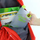 BIKIGHT 380ML Paper Square Flat Water Bottle Movement Kettle Plastic