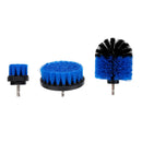 3pcs Drill Scrubber Brush Cleaning Brush Power Full Electric Bristle Bathtub Tile Grout Cleaner