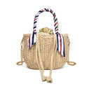 Women Straw Rattan Beach Bag Crossbody Messenger Handbag Tote Outdoor Travel
