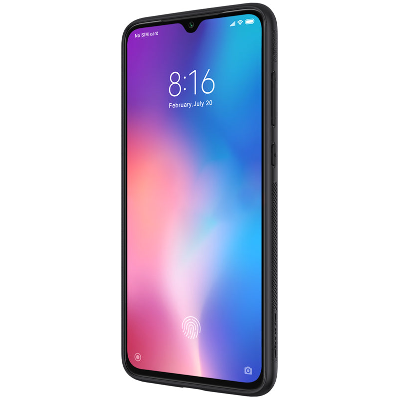 NILLKIN Textured Nylon Fiber Anti-Fingerprint Shockproof Protective Case For Xiaomi Mi 9 / Mi9 Transparent Edition