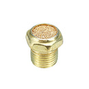 Machifit Pneumatic Solenoid Valve Copper Muffler 1/8 1/4 3/8 Inch Flat Head Muffler Exhaust Vent