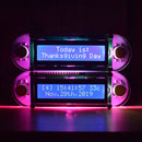 Geekcreit DIY Candlelight Effect LCD1602 Vibration Clock Kit