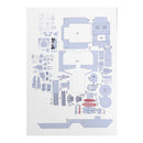 1:200 High Simulation Missile Destroyer Battleship Model DIY Education Building Toys