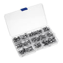 600Pcs M5 304 Stainless Steel Hex Socket Cap Head Screw Washer Nut Kit 6-30mm Optional Length