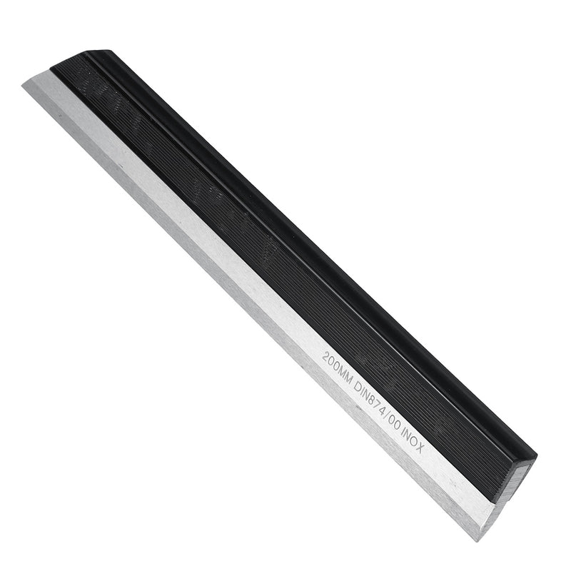 200mm Stainless Steel Machinist Precision Layout Edge Ruler Gauge Level 00 For Flat Measuring