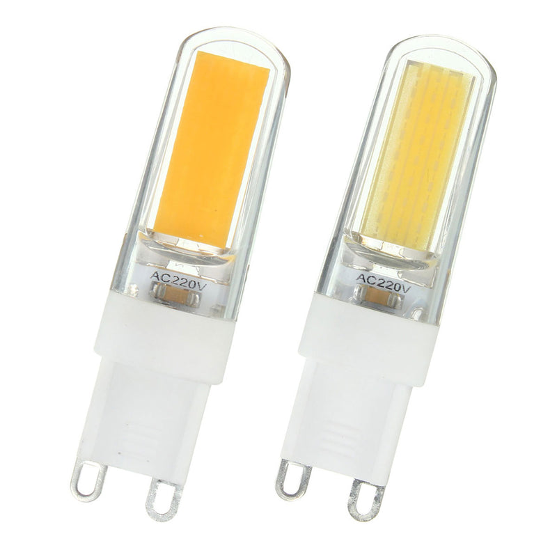 G9 LED 3W Pure White Warm White COB LED PC Material Light Lamp Bulb AC220V