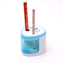 TENWIN 3 Color 2 Double Holes Automatic Electric Pencil Sharpener Home School Office Desktop Students Supplies