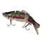 ZANLURE 10cm/17g Fishing Lure 6-Segement Pike Lure With Mouth Swimbait Fishing Bait