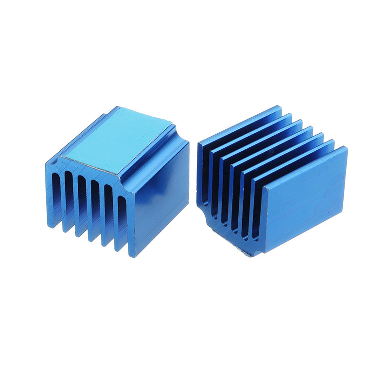 4PCS Blue TMC2100 LV8729 Stepper Motor Driver Cooling Heatsink With Back Glue For 3D Printer