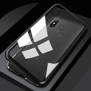 Bakeey Magnetic Adsorption Metal Tempered Glass Flip Protective Case+5D Tempered Glass Screen Protector For Xiaomi Redmi Note 6 Pro