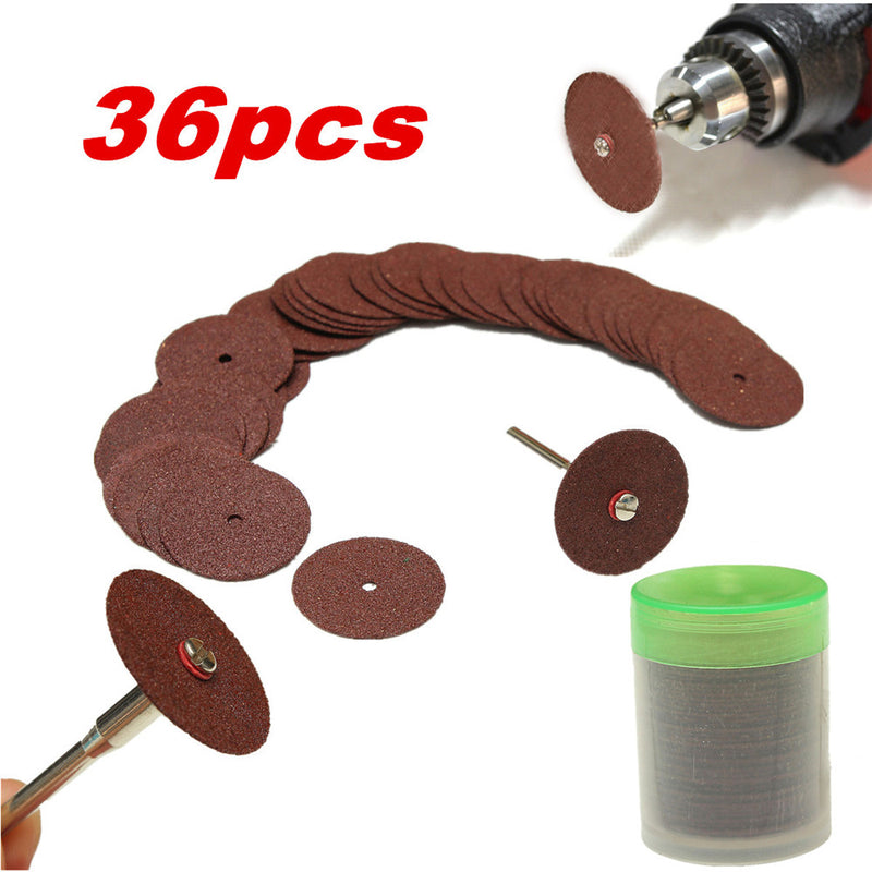 36PCS Resin Cutting Disc Kit For Dremel Rotary Hobby Tool Bit