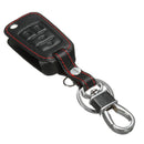 4 Buttons PU Leather Shell Key Case Cover Holder For Chevrolet Equinox Camaro