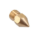 5PCS 3mm/0.4mm Copper MK8 Thread Extruder Nozzle For 3D Printer