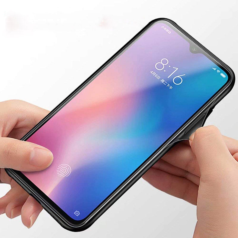Bakeey Shockproof Anti-Fingerprint Tempered Glass Protective Case for Samsung Galaxy A40 2019