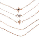 European And American Fashion New Full Diamond Cool Bracelet Set Ornament