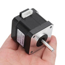 HANPOSE 17HS4401S-D150S Double Shaft 48mm Nema 17 Stepper Motor 42 Motor 42BYGH 1.6A 45N.cm 4-lead for CNC Laser 3D Printer