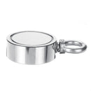 Double Side 320kg D60mm Neodymium Fishing Salvage Recovery Magnet For Detecting Metal Treasure