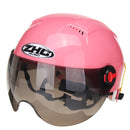 Motorcycle Half Helmet Open Face Cycling Outdoor Sports Flip Up Sun Visor Helmets