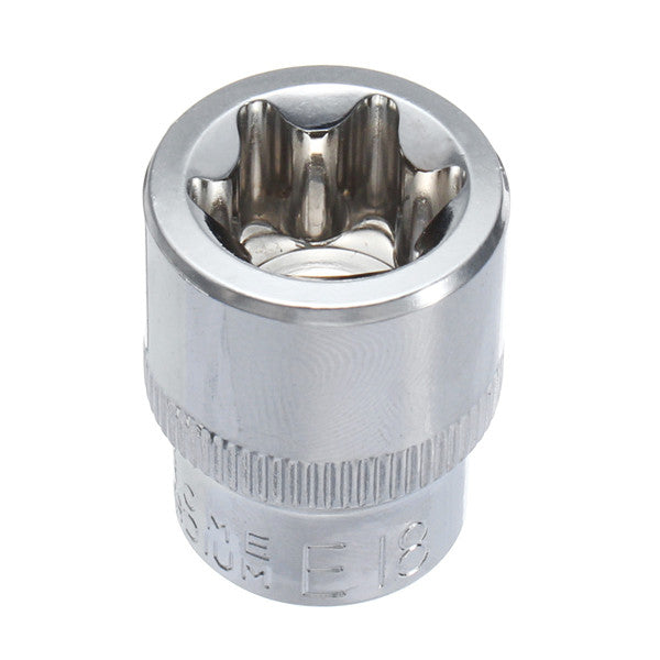 10Pcs E4-E18 Socket Wrench Set 1/4 3/8 Inch Drive Size E Socket Wrench with Storage Rail