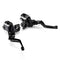 7/8" Motorcycle Master Cylinder Hydraulic Brake Pump Clutch Handlebar Lever Reservoir Set