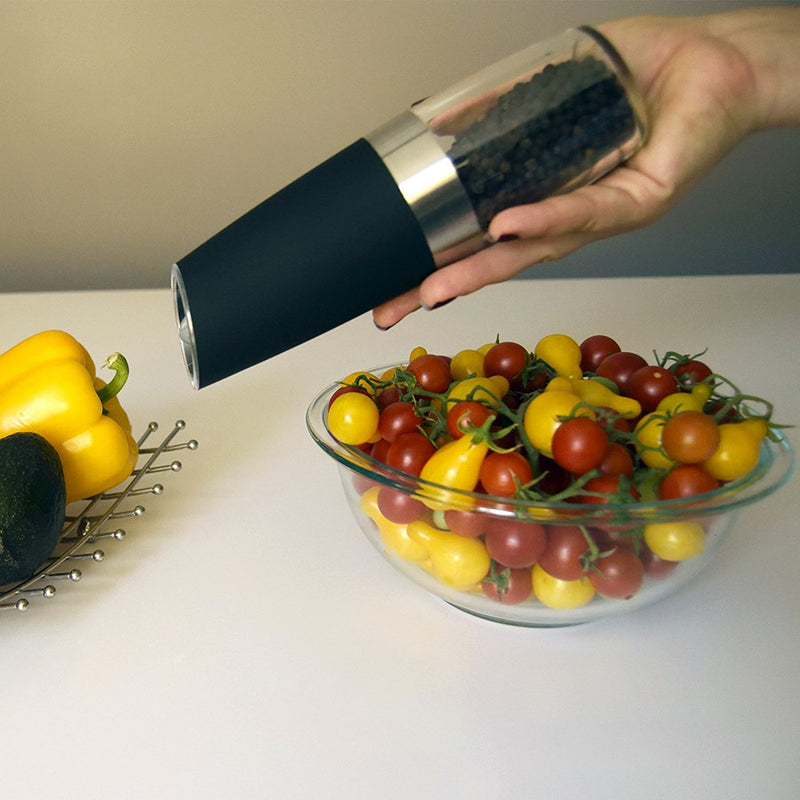 KCASA KC-GEM5 Gravity Electric Salt Pepper Grinder Effective Multifunction Mill Herb Grinder