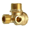 Brass 3 Port Central Pneumatic Air Compressor Check Valve 444430mm