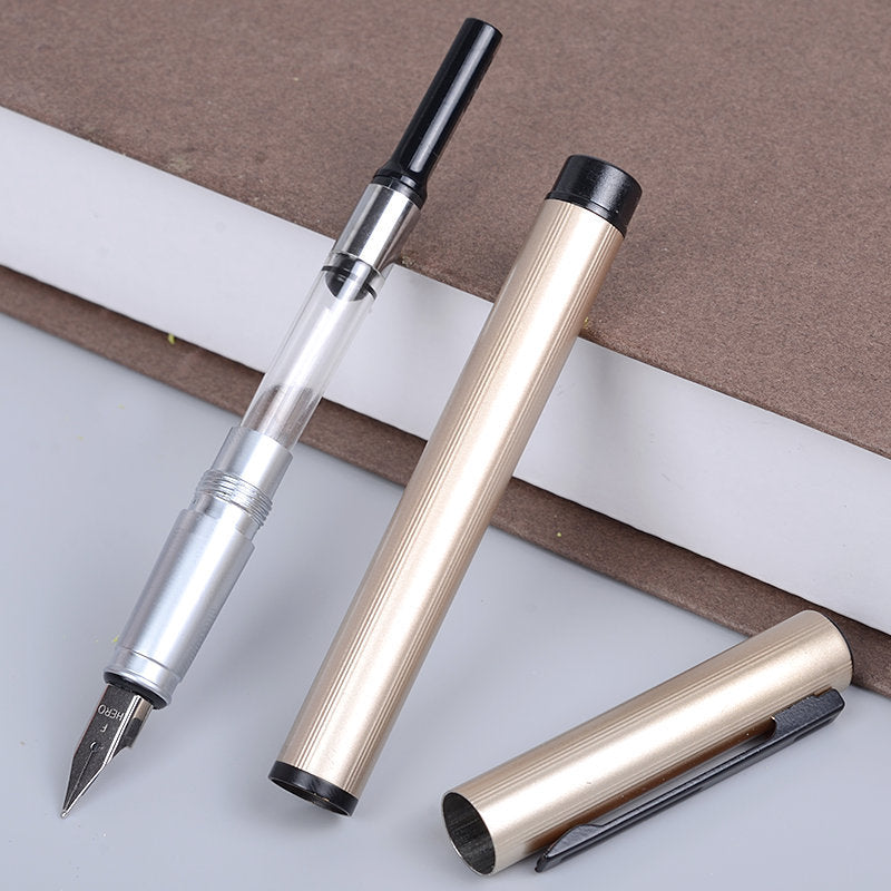 Hero 9367 Fountain Pen 0.5mm F Nib Calligraphy Writing Signing Ink Pens Gifts for Students Friends Families