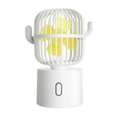 Mini USB Desktop Table Fan 3 Modes Cooling 80 Rotation Oscillating Fan