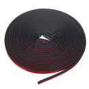 5M/8M Universal Car B-shape Window Door Rubber Seal Strip Hollow Weatherstrip Sealing Strip