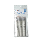 H&B 12 Pcs/Set Nylonhair Hook Line Pens Nylon Brush Painting Pens Brush Art Stationery Watercolor Drawing Painting Brush Pens Children DIY Art Supplies Tool