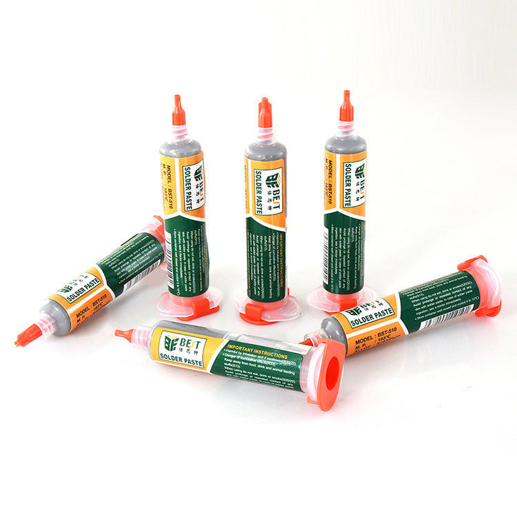 BEST BST-510 10cc 183 Syringe DIY Solder Soldering Paste Flux Chips Computer Phone Repair Tool