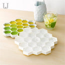 Jordan&Judy Ice Cube Tray Silicone Ice Mold 19-Ice Trays for Whiskey Cocktail DIY Chocolate Jelly Food Maker Gift Stackable Flexible