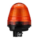 60 LED Emergency Flash Strobe Rooftop Rotating Beacon Warning Light Amber 12-24V