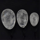 3Pcs Set Massage Rhodonite Natural White Crystal Jade Eggs Exercise Ball
