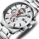 CURREN 8352 Business Style Calendar Men Wrist Watch Stainless Steel Band Quartz Watch