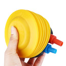 Outdoor Camping Air Pump Inflator Foot Pump 10cm For Air Pillow Bicycle Swimming Rings Inflatable Toy
