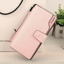 New Fashion Baellerry Women High Quality PU Leather Long Wallet Handbag Card Holder Coin Purse