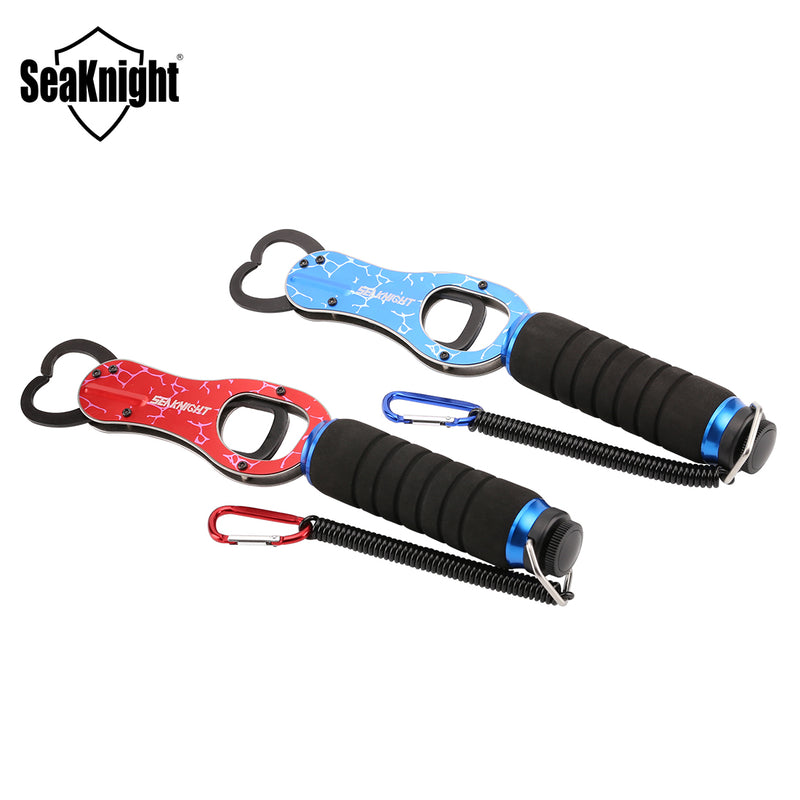SeaKnight KYQ-SK004 Fish Lip Grabber Gripper Tool Holder Stainless Steel Fishing Grip With Scale