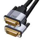 Baseus DVI to DVI Video Cable HD A Male to Male DVI-D 24+1 Cable Adapter For Projector LCD DVD HDTV XBOX DVI D Video Converter