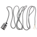 E27 3M Wire Vintage Fabric Flex Cable Pendant Light Bulb Adapter Lamp Holder Socket