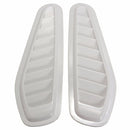 2Pcs Car Decorative Airflow Intake Scoop Turbo Bonnet Vent Cover Hood Fender