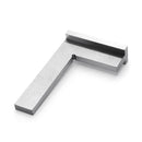 DIN875-2 75 x 50mm Stainless Steel 90 Degree Square Ruler Wide Base Gauge for Woodworking