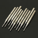 Drillpro DB-M4 10pcs 0.8mm Tungsten Steel Milling Cutter Bits 3.175mm Shank End Mills