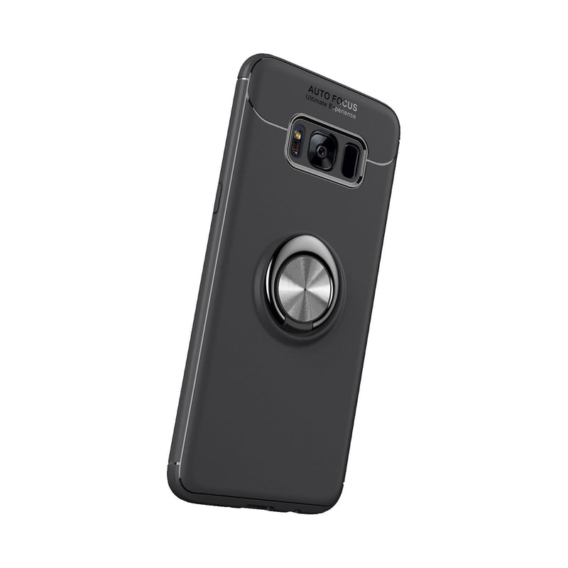 C-KU Protective Case For Samsung Galaxy S8 Plus 360 Rotating Ring Grip Kicktand