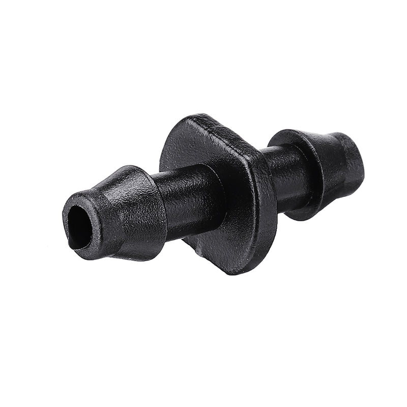 50Pcs 1/4 Inch Irrigation Connector Straight Barbed Double Way Joint Drip Irrigation 4/7 Hose Connector Hose Barb