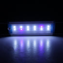 18.5CM Aluminum Adjustable LED Aquarium Light  Fish Tank Panel Lamp Blue+White AC220V