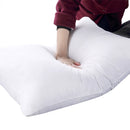 Honana PT-303 100% Feather Velvet Cotton Filled Bedding Soft Pillow White Healthy Nursing Neck Hotel Pillow
