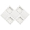 8PCS White Mini Blank Canvas Acrylic Paintings Frame Oil Paint Artist Square Art Sketch Boards Square Canvas