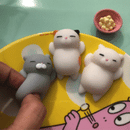 Mochi Squishy Cat Kitten Seal Squeeze Cute Healing Toy Kawaii Collection Stress Reliever Gift Decor