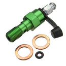 CNC M10x1.25mm Motorcycle Brake Caliper Bleed Screw Nipple Banjo Bolt Dust Cap